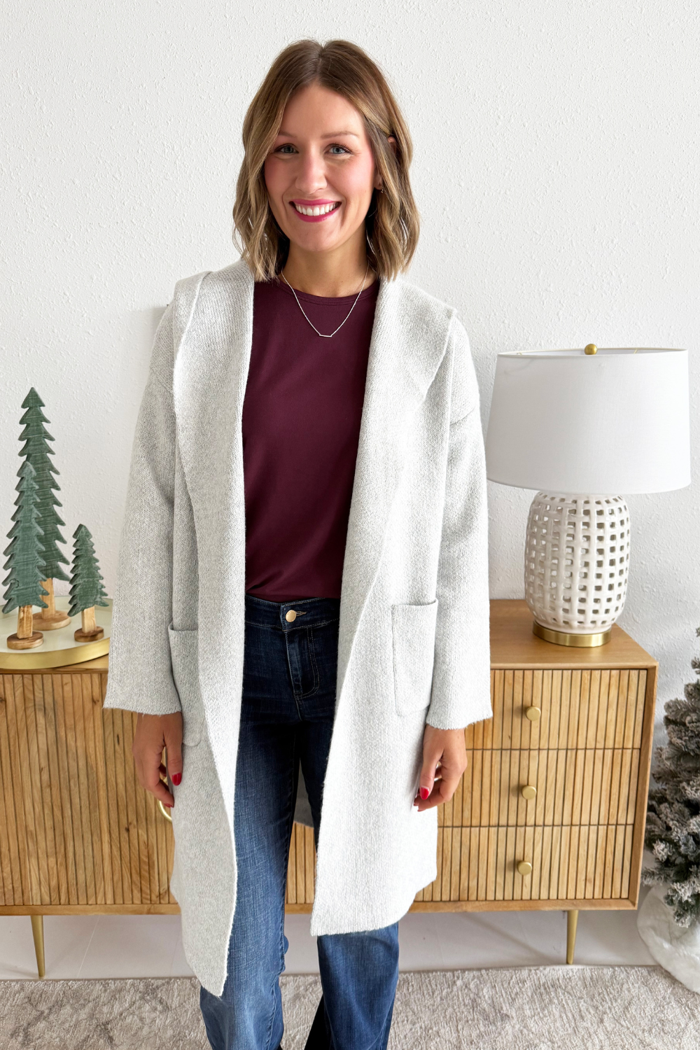 Zip Through Cardigan