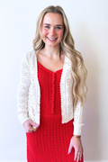 Gold Button Knit Cardigan