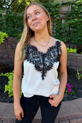Ruffled Knit Sleeveless Tank