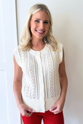 Drop Shoulder Striped Maglione Top
